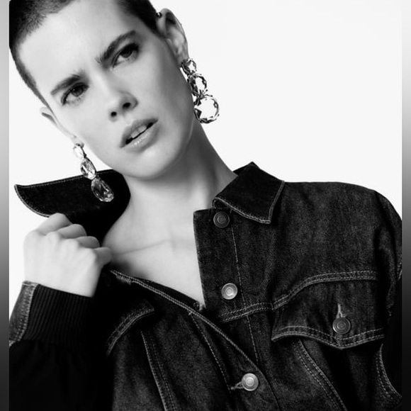 ✨3for$38  New Zara Clear Transparent Drop Earrings - Picture 11 of 13